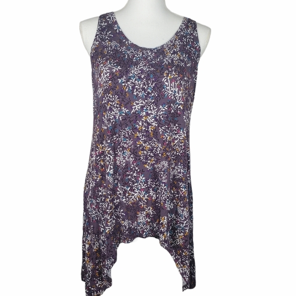 Logo Lori Goldstein Sleeveless Asymmetrical Tank